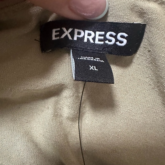 Express Green Ruched Bubble Tank- X-Large - Picture 8 of 10